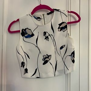 Zara Floral Crop Top